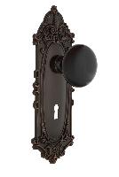 Nostalgic Warehouse
VICBLK
Victorian Plate Black Porcelain Door Knob with or With Out Keyhole