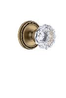 GrandeurSOLFONSoleil Rosette Privacy with Fontainebleau Crystal Knob