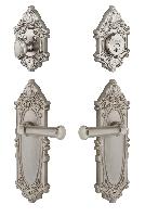 GrandeurGVCGEO_ComboGrande Victorian Plate with Georgetown Lever and matching Deadbolt