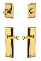 GrandeurFAVGEO_ComboFifth Avenue Plate with Georgetown Lever and matching Deadbolt