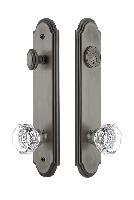 Grandeur HardwareARCCHM_82Arc Tall Plate Complete Entry Set with Chambord Knob