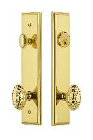Grandeur HardwareCARGVC_82Carre' Tall Plate Complete Entry Set with Grande Victorian Knob