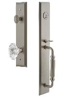 Grandeur HardwareFAVFGRBIAFifth Avenue One-Piece Handleset with F Grip and Biarritz Knob