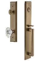 Grandeur HardwareFAVDGRBIAFifth Avenue One-Piece Handleset with D Grip and Biarritz Knob