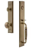 Grandeur HardwareFAVFGRFAVFifth Avenue One-Piece Handleset with F Grip and Fifth Avenue Knob