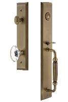 Grandeur HardwareFAVFGRPROFifth Avenue One-Piece Handleset with F Grip and Provence Knob