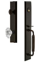 Grandeur HardwareFAVCGRBIAFifth Avenue One-Piece Handleset with C Grip and Biarritz Knob