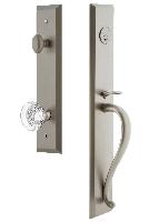 Grandeur HardwareFAVSGRBORFifth Avenue One-Piece Handleset with S Grip and Bordeaux Knob