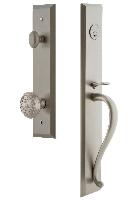 Grandeur HardwareFAVSGRWINFifth Avenue One-Piece Handleset with S Grip and Windsor Knob