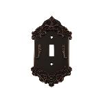Nostalgic WarehouseVICSWPLTT1Victorian Switch Plate with Single Toggle