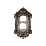 Nostalgic WarehouseVICSWPLTDVictorian Switch Plate with Outlet