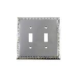 Nostalgic WarehouseROPSWPLTT2Rope Switch Plate with Double Toggle