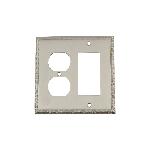 Nostalgic WarehouseEADSWPLTRDEgg & Dart Switch Plate with Rocker and Outlet