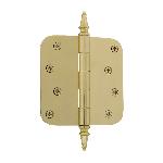 Nostalgic Warehouse Steeple Tip Residential Hinge with 5/8" Radius and SquareCorners
